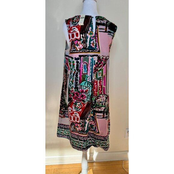 Anthropologie Womens Amelia Mini Shift Dress S NWT 2020 Vibrant Multicolor Print - Picture 6 of 16